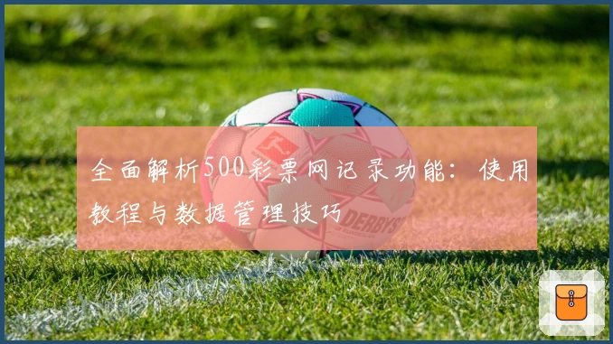 全面解析500彩票网记录功能：使用教程与数据管理技巧